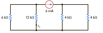 Find I 1 in the network in Fig. P3.3. Figure P3.3