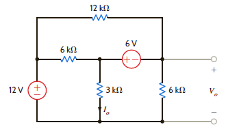 Find V o in the circuit in Fig. P3.35 using nodal analysis. Figure P3.35