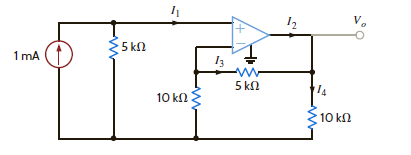 Find I 1 , I 2 , I 3 , and I 4 in Fig. E4.4. Figure E4.4