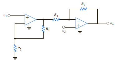 Find o in the circuit in Fig. P4.40. Figure P4.40