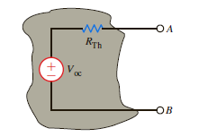 Given the linear circuit in Fig. P5.49, it is known that when a 2-k load is connected to the terminals A B, the load current is 10 mA. If a 10-k load is connected to the terminals, the load current is 6 mA. Find the current in a 20-k load. Figure P5.49