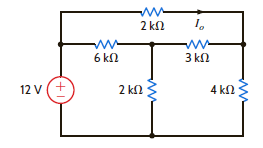 Find I o in the network in Fig. P5.55 using Norton's theorem. Figure P5.55
