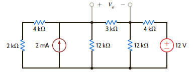 Find V o in the network in Fig. P5.88 using source transformation. Figure P5.88