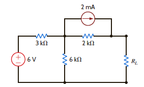 Find R L for maximum power transfer and the maximum power that can be transferred to the load in Fig. P5.114. Figure P5.114