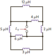 Find L T in the circuit in Fig. P6.71. Figure P6.71