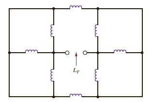 Find L T in the circuit in Fig. P6.76. All inductors are 12 H.     Figure P6.76