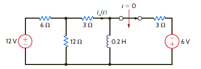 Find i o ( t ) for t 0 in the network in Fig. P7.71. Figure P7.71