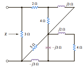 Find Z in Fig. E8.11. Figure E8.11.
