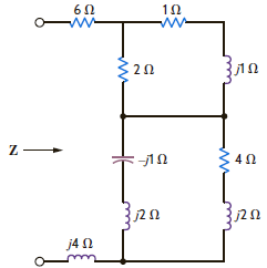 Find the frequency-domain impedance, Z , shown in Fig. P8.19 Figure P8.19