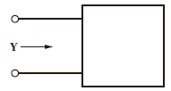 The admittance of the box in Fig. P8.23 is 0.1 + j 0.2 S at 500 rad/s. What is the impedance at 300 rad/s Figure P8.23