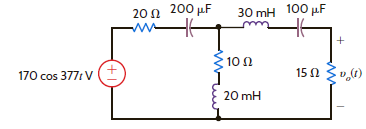 Find v o ( t ) in the circuit in Fig. P8.33. Figure P8.33