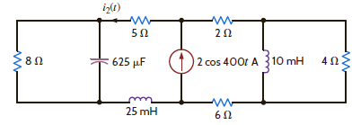 Find i 2 ( t ) in the circuit in Fig. P8.38. Figure P8.38