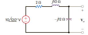 Find the voltage V o shown in Fig. P8.39. Figure P8.39