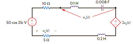 Find v o ( t ) in the network in Fig. P8.45. Figure P8.45