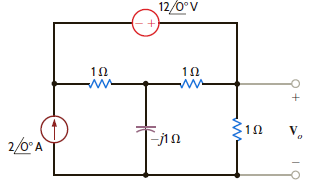 Use nodal analysis to find V o in the circuit in Fig. P8.70.     Figure P8.70