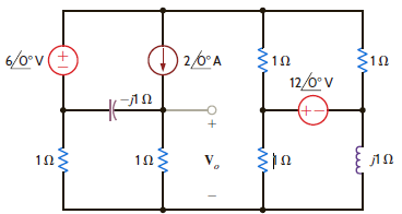 Find V o in the circuit in Fig. P8.150.     Figure P8.150