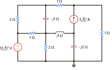 Find the node voltages in the network in Fig. P8.151. Figure P8.151