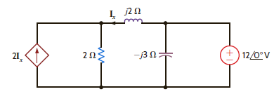 Find the average power absorbed by the 2- resistor in the circuit shown in Fig. P9.30. Figure P9.30