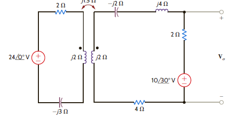 Find V o in Fig. E10.4. Figure E10.4