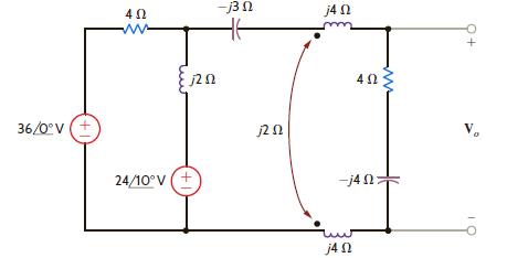 Find V o in Fig. E10.5. Figure E10.5