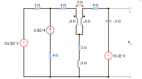 Find V o in Fig. E10.6. Figure E10.6