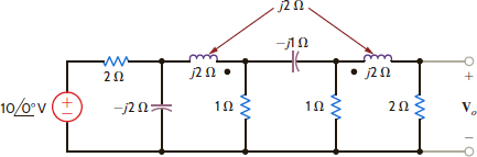 Find V o in the network in Fig. P10.15.     Figure P10.15