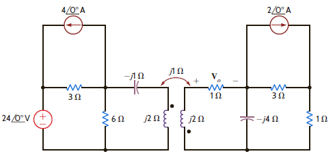 Find V o in the network in Fig. P10.18.     Figure P10.18