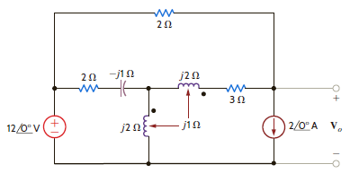 Find V o in the network in Fig. P10.29.     Figure P10.29