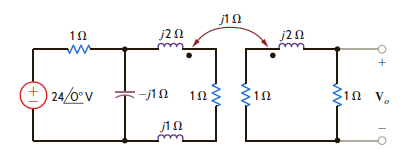 Find V o in the network in Fig. P10.30. Figure P10.30