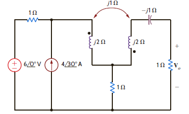 Find V o in the network in Fig. P10.31. Figure P10.31