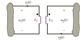 Determine the energy stored in the coupled inductors in Problem 10.39 at t = 1 ms. Problem 10.39 The currents in the magnetically coupled inductors shown in Fig. P10.39 are known to be i 1 ( t ) = 8 cos (377 t 20°) mA and i 2 ( t ) = 4 cos (377 t 50°) mA. The inductor values are L 1 = 2 H, L 2 = 1 H, and k = 0.6. Determine v 1 ( t ) and v 2 ( t ). Figure P10.39