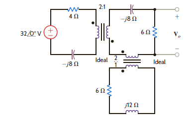 Find V o in the network in Fig. P10.59. Figure P10.59
