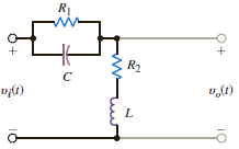 Determine the voltage transfer function V o ( s )/ V i ( s ) as a function of s for the network shown in Fig. P12.3. Figure P12.3