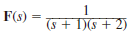 Find f ( t ) using convolution if F ( s ) is