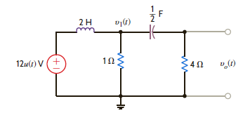 Solve Problem 14.14 using Laplace transforms and source transformation. Problem 14.14 Use Laplace transforms and mesh analysis to find v o ( t ) for t 0 in the network shown in Fig. P14.14. Assume zero initial conditions.   Figure P14.14<div style=padding-top: 35px> 