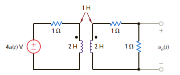 Find v o ( t ) for t 0 in the network in Fig. P14.63.   Figure P14.63<div style=padding-top: 35px> 