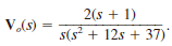 The voltage response of a network to a unit step input is   Is the response underdamped<div style=padding-top: 35px> 