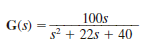 The transfer function of the network is given by the expression   Determine the damping ratio, the undamped natural frequency, and the type of response that will be exhibited by the network.<div style=padding-top: 35px> 