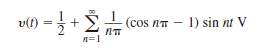 Determine the first three terms of the steady-state voltage v o ( t ) in Fig. P15.41 if the input voltage is a periodic signal of the form     Figure P15.41<div style=padding-top: 35px> 