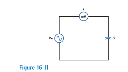 In Fig. 16-11, list three factors that can affect the amount of charge and discharge current flowing in the circuit.