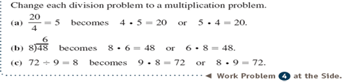 Divide. If the division is not possible, write undefined. See Examples 1-5. Example 1 Example 2 Example 3 Example 4 Example 5