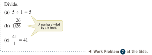 Divide. If the division is not possible, write undefined. See Examples 1-5. Example 1 Example 2 Example 3 Example 4 Example 5
