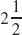 Write mixed number as an improper fraction.       