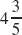 Write mixed number as an improper fraction.       