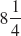 Write mixed number as an improper fraction.       