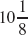 Write mixed number as an improper fraction.           