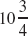 Write mixed number as an improper fraction.       