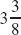 Write mixed number as an improper fraction.       