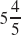 Write mixed number as an improper fraction.       