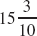 Write mixed number as an improper fraction.       